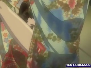 Japońskie hentai dziewczyny groupsex przez getto anime