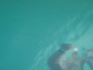 Underwater in Public Pool, Free Free Public Tube HD sex clip f7