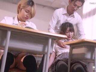 Model Tv - Summer Exam Sprint: School Uniform Blowjob dirty video feat. Han Tang by FapHouse